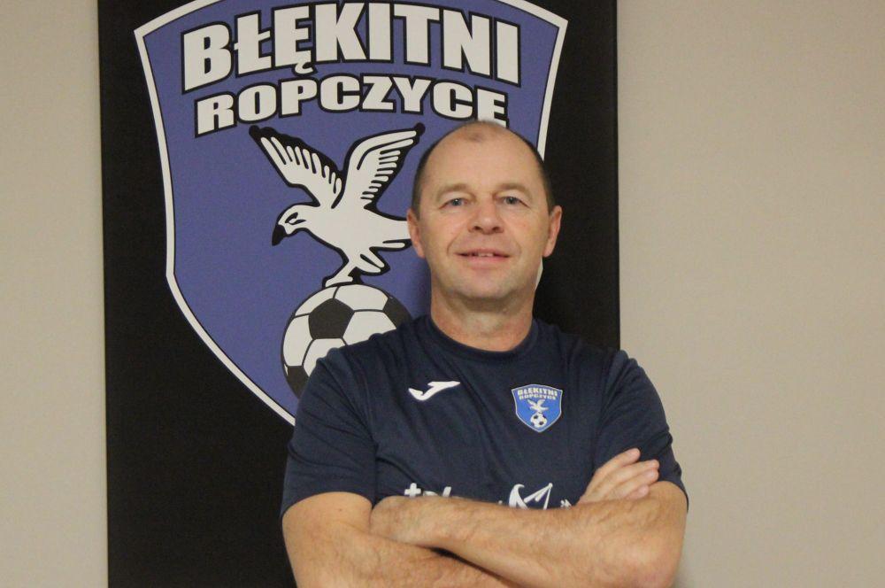 Andrzej Szymański trenerem Błękitnych Ropczyce (fot. Błękitni Ropczyce)