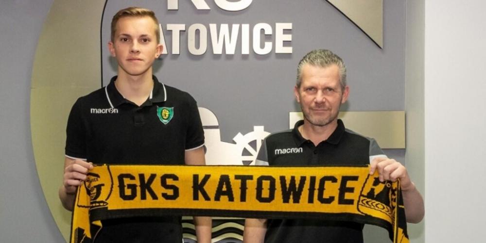 Łukasz Konefał podpisał kontrakt z GieKSą (fot. GKS Katowice)