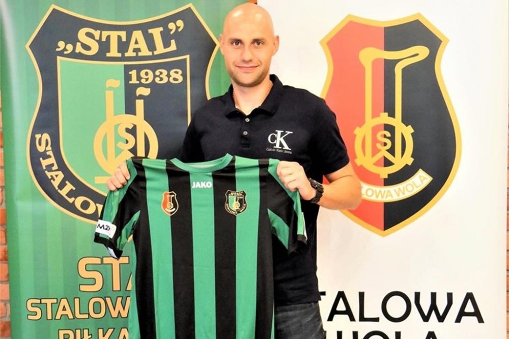 Michał Fidziukiewicz został nowym piłkarzem Stalówki (fot. Stal Stalowa Wola PSA)
