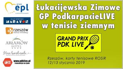 WIDEO: Łukacijewska Zimowe GP PodkarpacieLIVE w tenisie 2019 [TRANSMISJA NA ŻYWO]