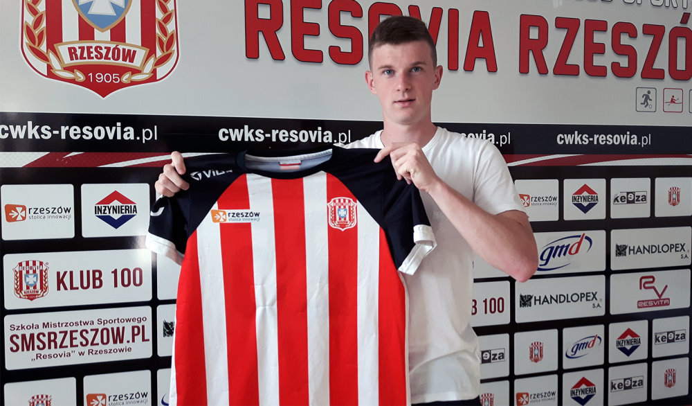 Damian Barszcak został nowym zawodnikiem Resovii (fot. cwks-resovia.pl)