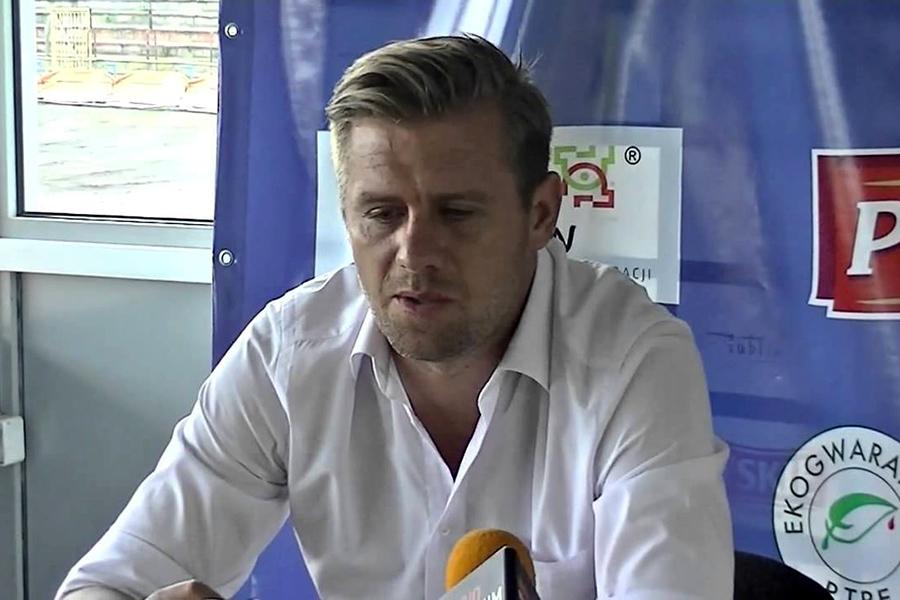 Na zdjęciu Marek Rybkiewicz, nowy trener MKS-u Kańczuga.