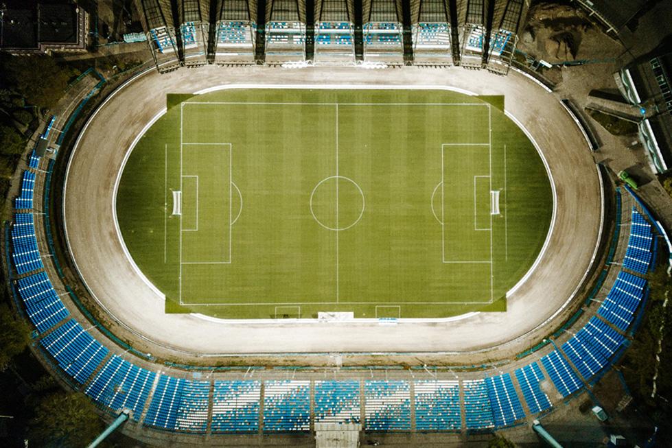 FELIETON | Widok na Stadion Miejski w Rzeszowie z drona (fot. stalrzeszow.pl)