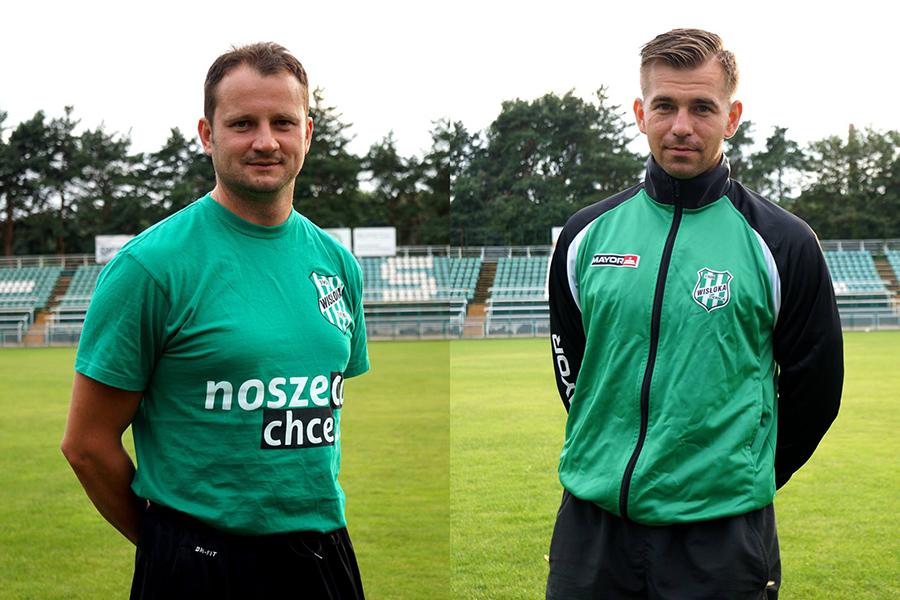Na zdjęciach Waldemar Piątek (z lewej) oraz Dariusz Kantor - były i obecny trener Wisłoki Dębica (fot. facebook.com/wisloka1908)