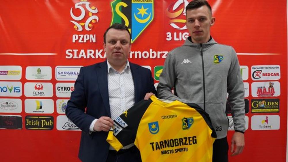 Paweł Wolski podpisał z tarnobrzeskim klubem 1,5 roczny kontrakt (fot. Siarka Tarnobrzeg)