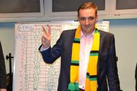 Prezydent Grzegorz Kiełb przekonuje, że dobro Siarki Tarnobrzeg leży mu na sercu.