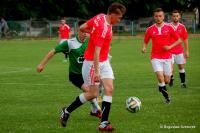 Start Rymanów (pomarańczowe koszulki) pierwszy sparing rozegra w ostatni weekend stycznia (fot. Bogusław Szczurek / archiwum)