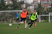 Michał Żebrakowski w drużynie 'Pomarańczowych' (fot. lechia.pl)