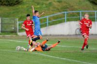 Polonia Przemyśl przegrała z Orlętami Radzyń Podlaski 1-3. W niebieskim stroju Mateusz Wanat (fot. archiwum)