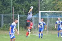 Stal Gorzyce (na niebiesko) w końcu posmakowała wygranej w 4 lidze. 