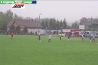 Po tym rzucie wolnym padł gol na 2-0 dla Stali Sanok.