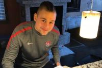 David Pedowski przechodził testy w Górniku Zabrze (fot. gornikzabrze.pl)