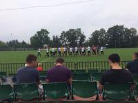 Korona Rzeszów drugi raz z rzędu traci aż trzy bramki, tym razem z Piastem Tuczempy. (fot. Korona Rzeszów)