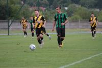 AEK Aten (żółto-czarne stroje) zremisował ze Stalą Stalowa Wola 1-1 na zakończenie obozu przygotowawczego w Polsce (fot. Radosław Kuśmierz)