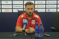 Szymon Grabowski po meczu ze Stalą Rzeszów. (fot. youtube)