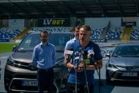 Bogusław Wyparło, prezes PGE Stali Mielec na wczorajszej konferencji prasowej (fot. PGE Stal Mielec)