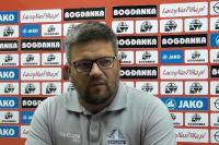 Marcin Wołowiec liczy, że jego zespół wejdzie do baraży. (fot. Górnik Łęczna)