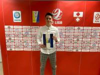 Łukasz Pokrywka podpisał umowę z Olimpią Elbląg (fot. Olimpia Elbląg)
