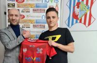 Mateusz Stańczyk (na zdjęciu, z prawej) został wypożyczony do Wisły Sandomierz (fot. Wisła Sandomierz)