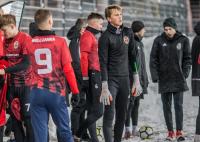 Łukasz Konefał (na zdjęciu, w środku) został wypożyczony do Wólczanki Wólka Pełkińska (fot. Radosław Kuśmierz)