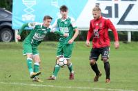 Wisłoka Dębica (zielone stroje) pokonała Cracovię II 3-1 (fot. Patryk Górecki / archiwum)