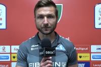 Daniel Mysliwiec nie zgadza się, że GieKSa była zdecydowanie lepsza od Stali Rzeszów. (fot. GieKSa TV)