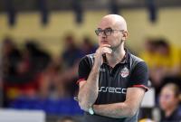 Na zdjęciu Giampaolo Medei, trener Asseco Resovii. (fot. facebook.com/assecoresovia.sa