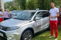 Albert Komański przesiadł się z BMW do Suzuki Vitara. fot. archiwum zawodnika
