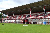 Stadion Legionu Pilzno chwilę przed sparingiem z Popradem Muszyna (fot. facebook.com/mkspopradmuszyna1)