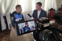 Nicki Pedersen cieszy się, że wrócił do Rzeszowa! (fot. własne)
