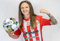 Na zdjęciu Klaudia Gajdur, zawodnikcza Resovii (fot. Resovia - sekcja kobiet)