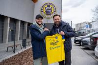 Vadym Yavorskyi będzie odpowiadał za zdobywanie bramek w Unii Skierniewice. Fot. https://www.facebook.com/uniaskierniewice