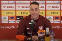 Dominik Marczuk znalazł się w kadrze reprezentacji Polski na mecze barażowe o awans na Euro 2024 (fot. Łączy nas Piłka/youtube)