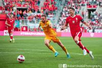 Mecz Walia - Polska o awans na Euro 2024 już dziś. Na zdjęciu starcie obydwu drużyn w 2022 roku we Wrocławiu w ramach Ligi Narodów. Wtedy biało-czerwoni zwyciężyli 2-1 (fot. Robert Skalski)
