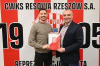 Maciej Kowalski-Haberek nowym piłkarzem Resovii (fot. Resovia)