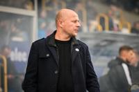 Na zdjęciu Janusz Niedźwiedź, trener Stali Mielec (fot. FKS Stal Mielec S.A.)