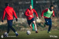 Wisła Kraków rozegrała ostatni sparing przed wznowieniem rozgrywek Betclic 1. Ligi (fot. Bartek Ziółkowski / Wisła Kraków) 