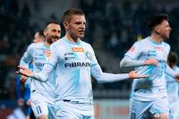 Po 23. kolejkach rozgrywek Stal Rzeszów zajmuje 8. miejsce w tabeli Betclic 1. Ligi. Do ostatniego miejsca barażowego traci tylko 2 punkty. Na zdjęciu Karol Łysiak (fot. Robert Skalski / stalrzeszow.pl)