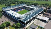 Widok na Stadion Miejski im. Henryka Reymana w Krakowie, na którym swoje meczu rozgrywa Wisła Kraków (fot. stadionkrakow.pl)