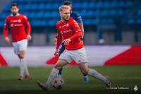 Kacper Duda zapewnił Wiśle Kraków awans do kolejnej rundy Pucharu Polski (fot. Bartek Ziółkowski)