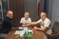 Grzegorz Domagała (po prawej) odszedł ze Sparty Kazimierza Wielka! (fot. Sparta)