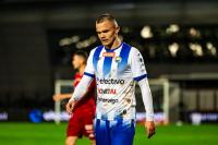 Na zdjęciu Hubert Matynia, obrońca Stali Mielec (fot. FKS Stal Mielec)