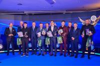 Laureaci XXII Gali Piłkarskiej Podkarpacka Nike za 2025 roku (fot. Podkarpacki ZPN)