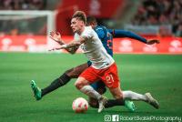 Polska zremisowała z Nigerią 2-2. Na zdjęciu w walce o piłkę Nikola Zalewski (fot. Robert Skalski / archiwum)
