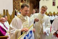 Na zdjęciu Bartosz Sobczyk. Kiedyś piłkarz Staliec, dziś ksiądz (fot. facebook.com/mielecpl)