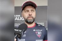 Na zdjęciu Michał Finfa, menedżer klubu z Krosna (fot. Cellfast Wilki Krosno)