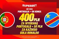400 PLN za wygraną Portugalii + 50 zł za każdy gol Ronaldo
