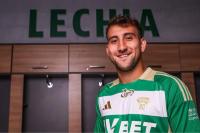 Aleksandar Cirković na celowoniku Korony Kielce (fot. Lechia Gdańsk)
