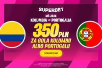 Promocja na MŚ 2026. 350 PLN za gola w meczu Kolumbia - Portugalia