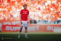 Jakub Krzyżanowski na celowniku wicemistrza Austrii (fot. Bartek Ziółkowski/ Wisła Kraków)
